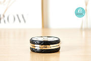 Chanel Clutch With Chain Lambskin, enamel & gold-tone metal Black/White 7.5x7.5x3cm - 4