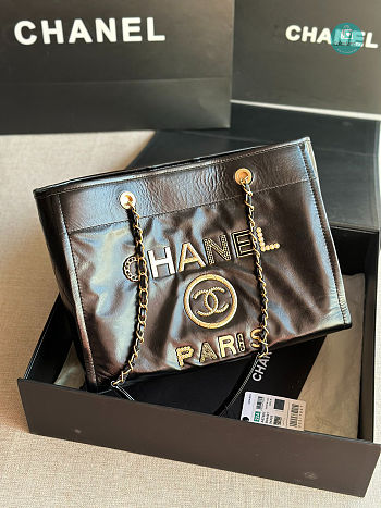 Chanel Shopping Bag Black 33x14.5x24cm