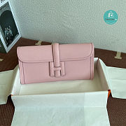 Hermes Pochette Jige Elan 29 Swift Clutch Rose - 1