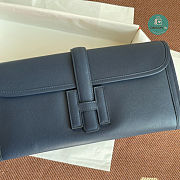 Hermes Pochette Jige Elan 29 Swift Clutch Black - 6