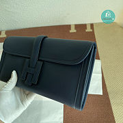 Hermes Pochette Jige Elan 29 Swift Clutch Black - 2