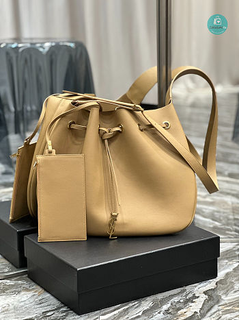 Saint Laurent Paris VII Large Flat Hobo Bag 44×33×2.5cm