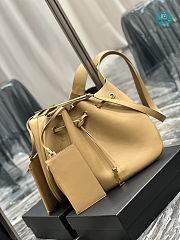Saint Laurent Paris VII Large Flat Hobo Bag 44×33×2.5cm - 6