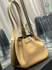 Saint Laurent Paris VII Large Flat Hobo Bag 44×33×2.5cm - 5