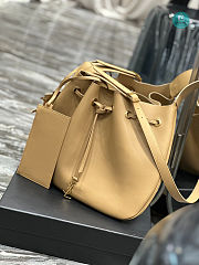 Saint Laurent Paris VII Large Flat Hobo Bag 44×33×2.5cm - 4
