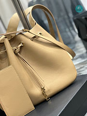Saint Laurent Paris VII Large Flat Hobo Bag 44×33×2.5cm - 3