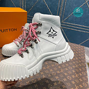 Louis Vuitton Ruby Flat Ranger In Pink Boots - 6