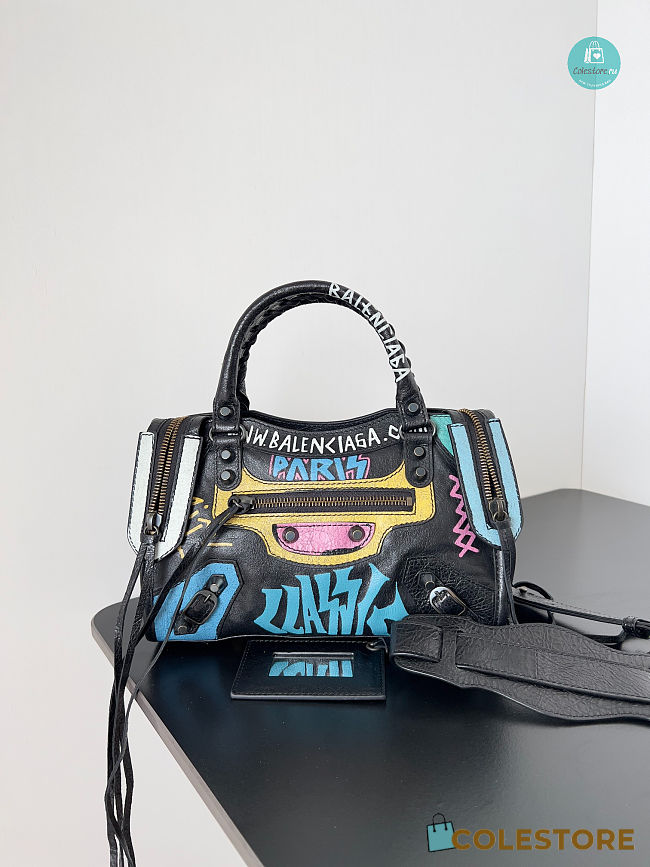 Colestore Balenciaga Graffiti Classic Mini City 23x9x16cm - 1