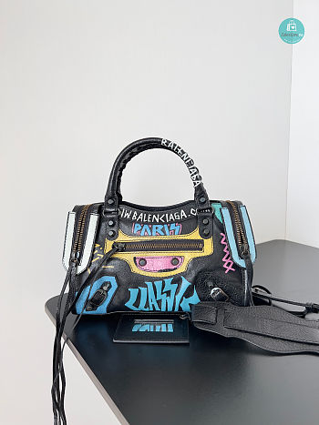 Colestore Balenciaga Graffiti Classic Mini City 23x9x16cm