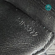 Celine Mini Besace Triomphe On Chain With Strap In Black 15.5x11.5x5cm - 6