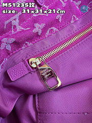 Louis Vuitton Noefull MM Monogram Denim Rose Indian 31x31x21 cm - 2