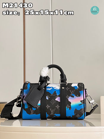 Louis Vuitton Keepall 25 Monogram Eclipse 25x15x11cm