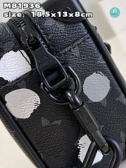 Louis Vuitton x Yayoi Kusama Mini Soft Trunk Monogram Eclipse Black/Silver 18.5x13x8cm - 3