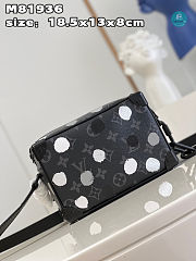 Louis Vuitton x Yayoi Kusama Mini Soft Trunk Monogram Eclipse Black/Silver 18.5x13x8cm - 2