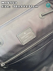 Louis Vuitton x Yayoi Kusama Christopher MM Monogram Eclipse Black/Silver 38x44x21cm  - 6