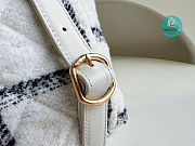 Chanel Wool Tweed & Gold Chain Backpack 24x21x10 cm - 3