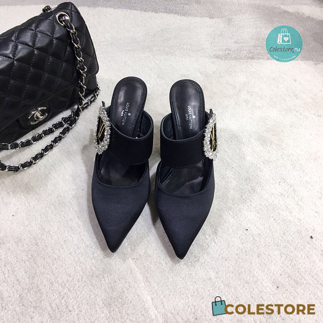 Louis Vuitton Suede Madeleine Heel 7.5cm - 1