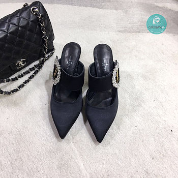 Louis Vuitton Suede Madeleine Heel 7.5cm