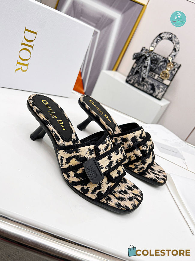 Dior Dio(r)evolution Heeled Slide Quilted Cannage 5.5cm - 1