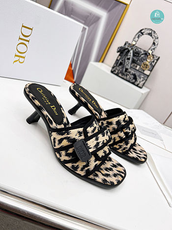 Dior Dio(r)evolution Heeled Slide Quilted Cannage 5.5cm
