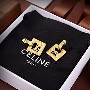 Celine Horse Square Earrings  - 2