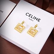 Celine Horse Square Earrings  - 5
