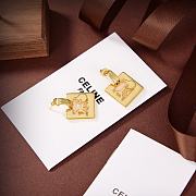 Celine Horse Square Earrings  - 6
