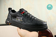 Gucci Black Leather Sneakers - 5