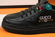 Gucci Black Leather Sneakers - 2