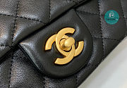 Chanel Classic Flap Pearl Crush Rectangle Black Lambskin 20x13x7 cm - 6