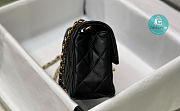Chanel Classic Flap Pearl Crush Rectangle Black Lambskin 20x13x7 cm - 4