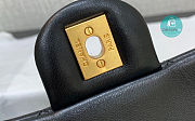Chanel Classic Flap Pearl Crush Rectangle Black Lambskin 20x13x7 cm - 3