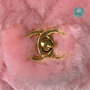 Chanel 22B Flap Bag In Pink 15X20.5X8cm - 3