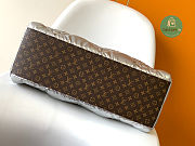 Louis Vuitton Econyl Onthego MM Pillow Silver Bag Puffer Giant Flower Monogram 34x26x13cm - 4