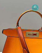 Fendi Peekaboo I See You Gradient Bag In Orange 29×12×19cm - 3