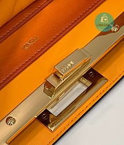 Fendi Peekaboo I See You Gradient Bag In Orange 29×12×19cm - 6