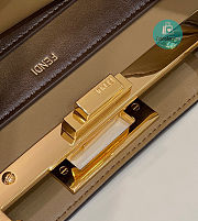Fendi Peekaboo I See You Gradient Bag In Green 33x12x25cm - 2
