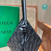 BOTTEGA VENETA Medium Turn Pouch in Intrecciato Leather Black 40x1x24cm - 5