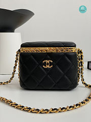 Chanel Houndstooth Tweed Backpack 19x13x9cm - 6
