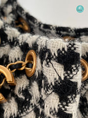 Chanel Houndstooth Tweed Backpack 19x13x9cm - 4