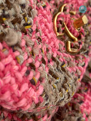 Chanel 22k Duma Tweed Backpack In Pink 24x21x10cm - 2