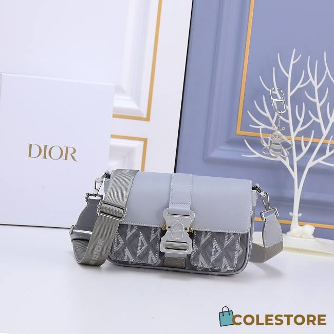 Dior Hit The Road Bag with Strap Dior Gray 27 x 17 x 9 cm  - 1