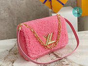Louis Vuitton Twist MM Hand Bag In Shearling 23 x 17 x 9.5 cm - 2