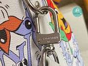 Louis Vuitton Keepall BANDOULIèRE 50 Damier Graphite In Comic Pattern 50 x 29 x 23 cm - 5
