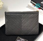 Chanel Chevron Classic Boy O Case 35x28cm - 4