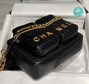 Chanel Camera Case Bag Black 20.5cm - 6