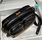 Chanel Camera Case Bag Black 20.5cm - 5