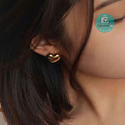 Celine Heart Earrings  - 4