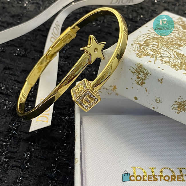 Dior Crystal Square and Star Bracelet  - 1