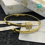 Dior Crystal Square and Star Bracelet  - 6